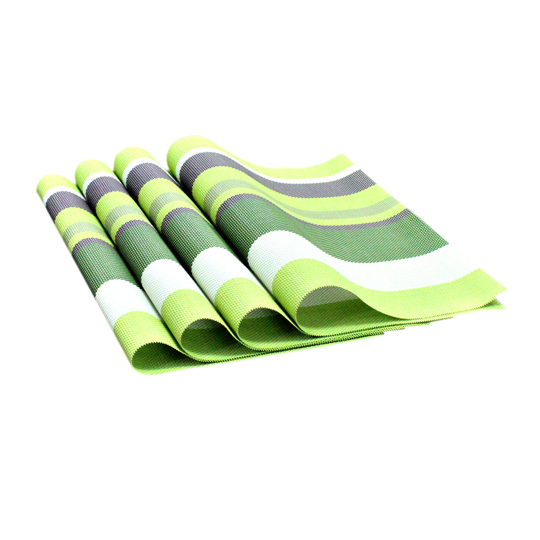 ORKA PVC Dining Table Placemat 4-Piece Set - Yelllow  
