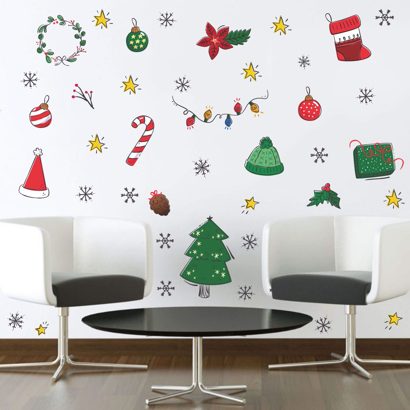 ORKA Christmas Theme Wall Sticker 4  