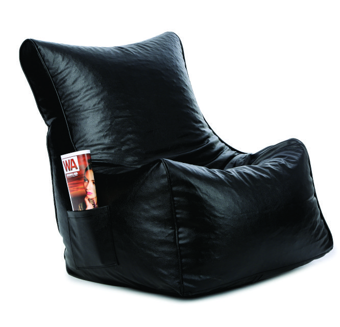 ORKA XXXL Printed  Bean Chair Cover - Black  