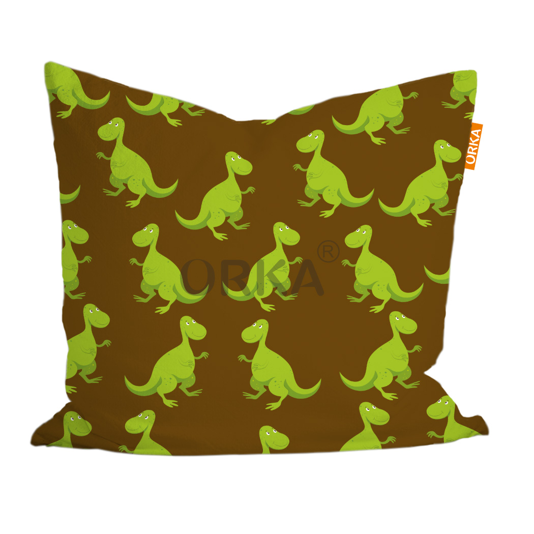 ORKA Kids Digital Printed Cushion Dinosaur Theme  
