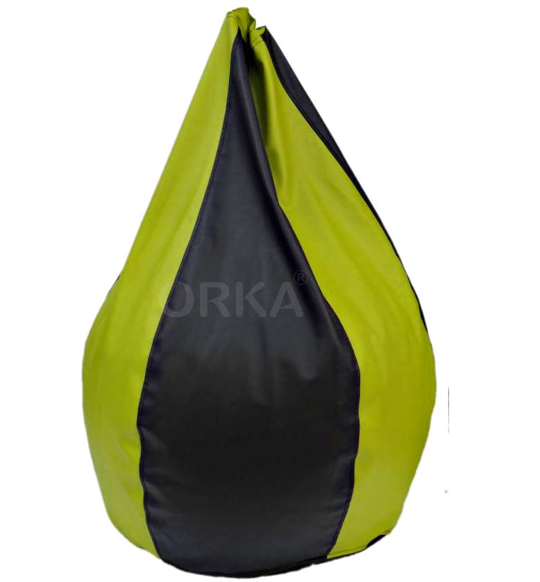 Orka Classic Green Black Bean Bag  