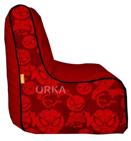 ORKA Bean Bag Spiderman Red Theme Bean Chair  