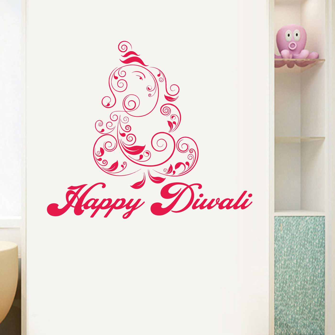 ORKA Diwali Wall Decal Sticker 51  