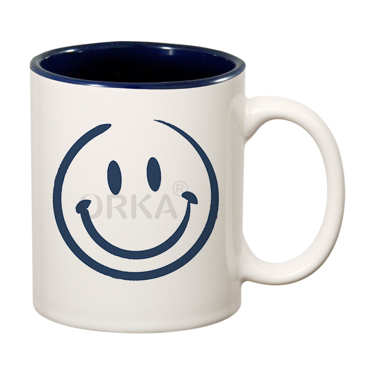 ORKA Coffee Mug Quotes Printed(Smiley) Theme 11 Oz   