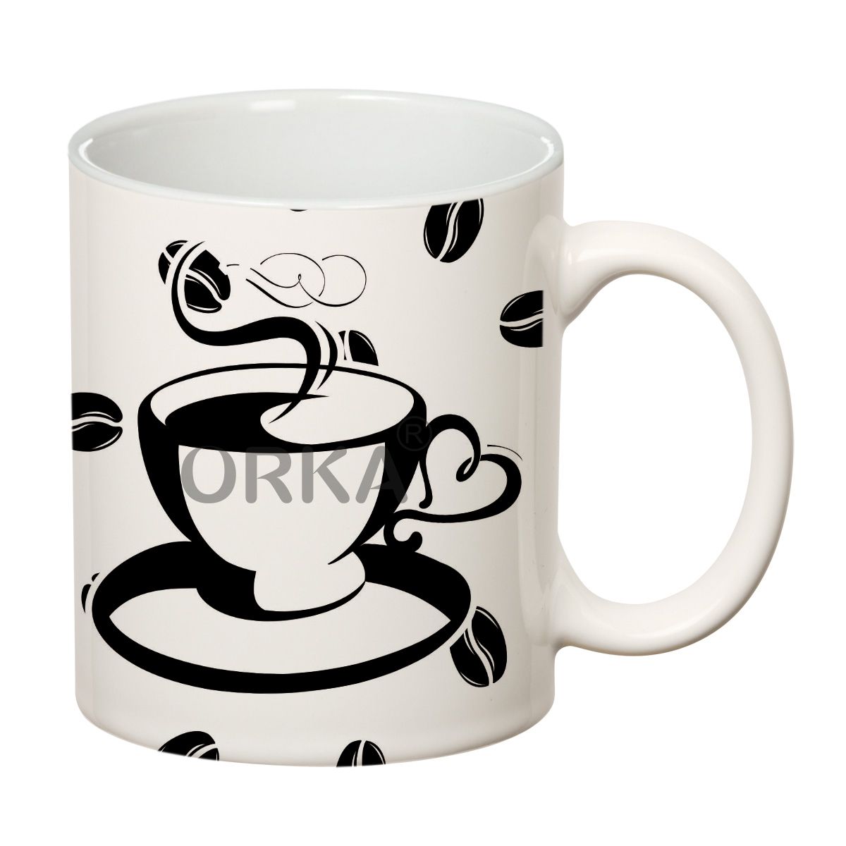 ORKA  Coffee Mug PrintedTheme 11 Oz   