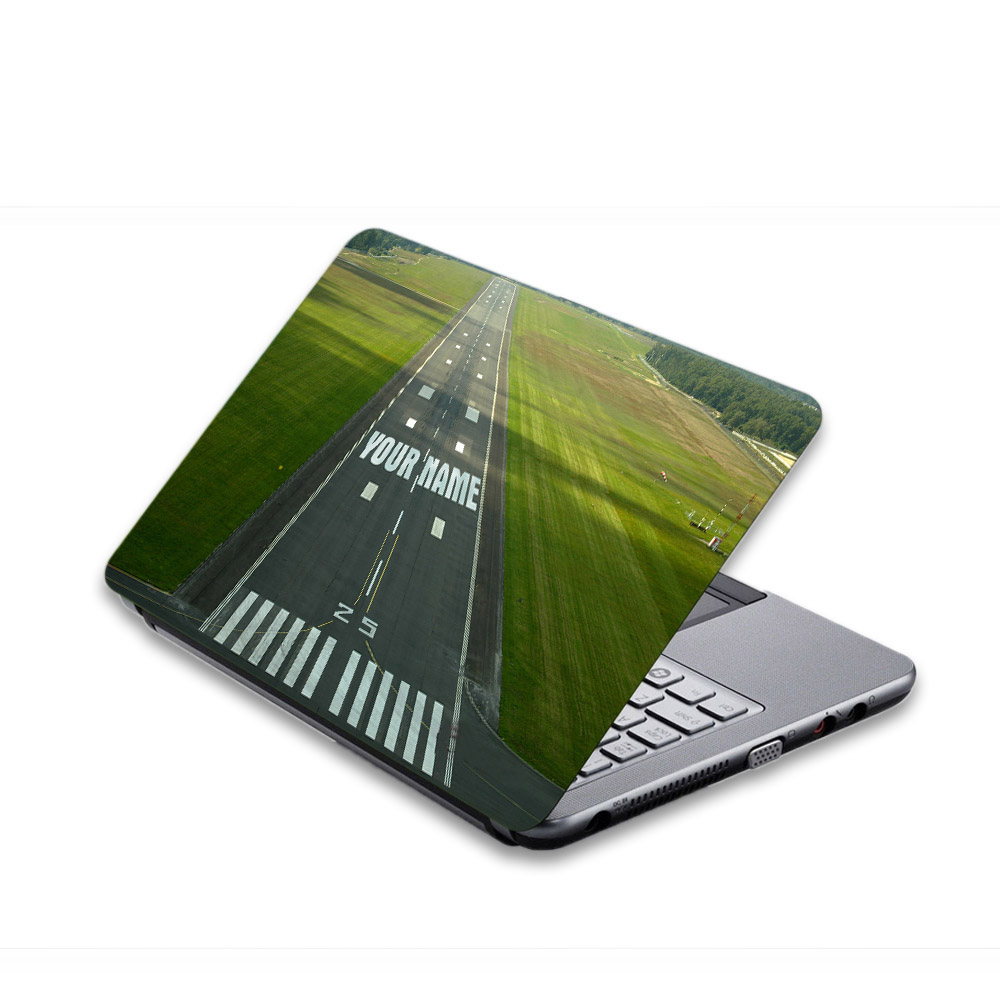 Orka Digital Printed Runway Personalized Laptop Sticker Fits For All Models 13,14,15,15.4,15.6,16,17 Inches Etc.  