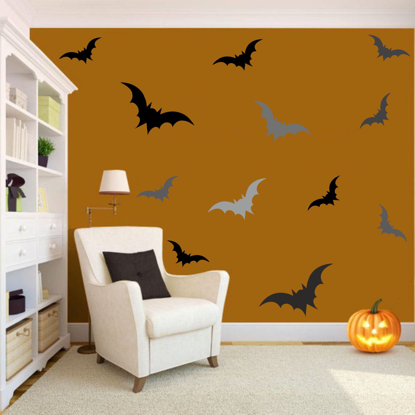 ORKA Halloween Wall Decal Sticker 8  