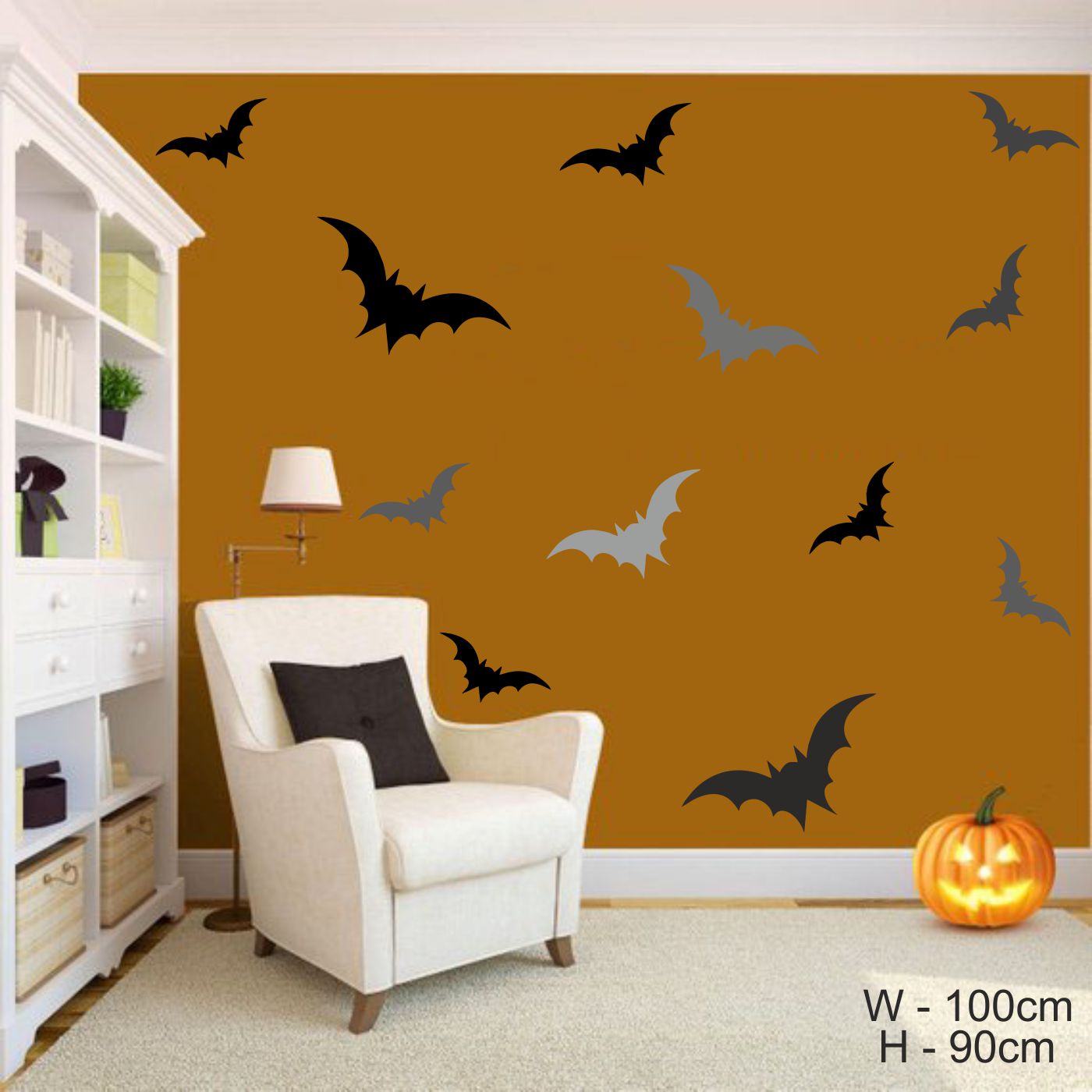 ORKA Halloween Wall Decal Sticker 8  