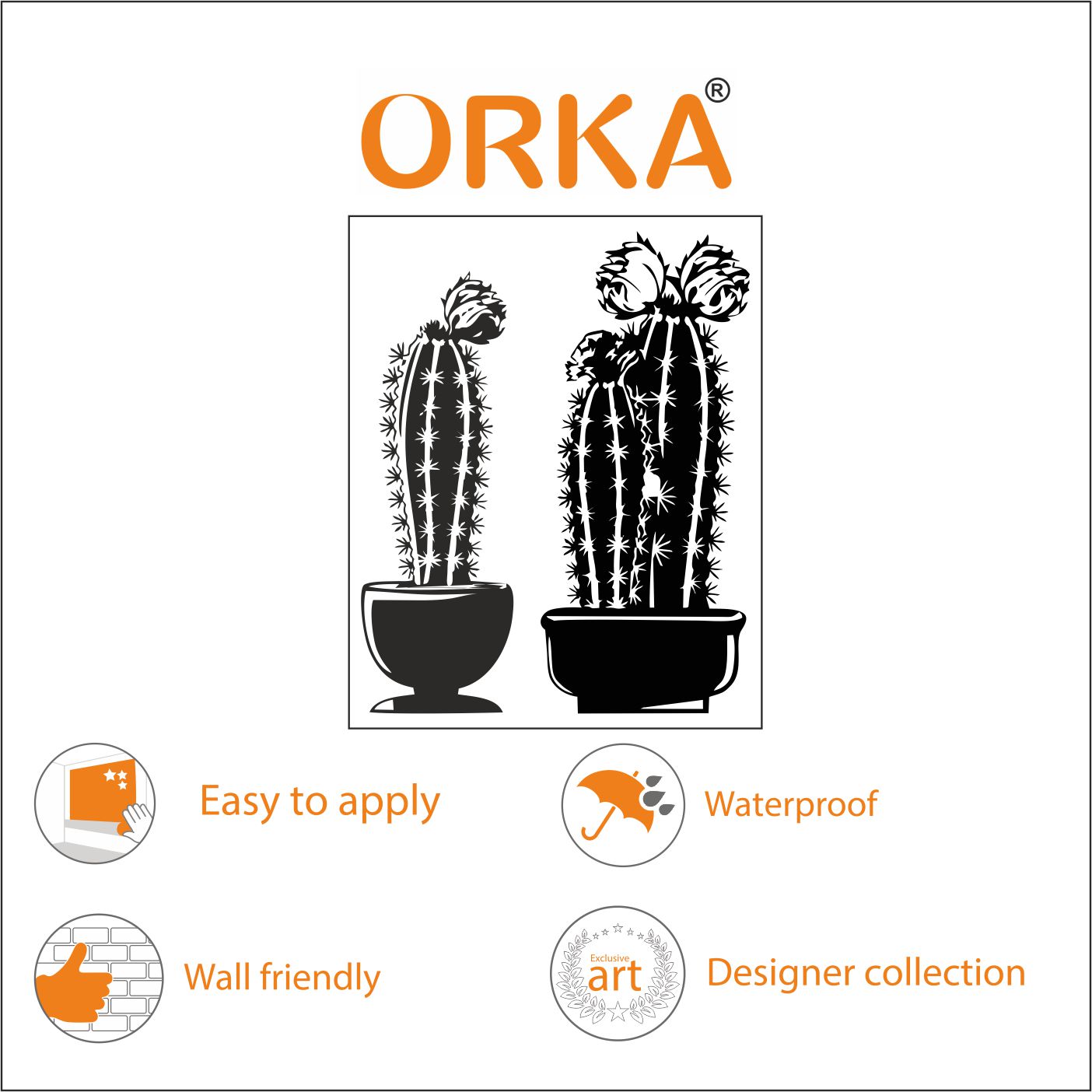 ORKA Nature Wall Decal Sticker 30  