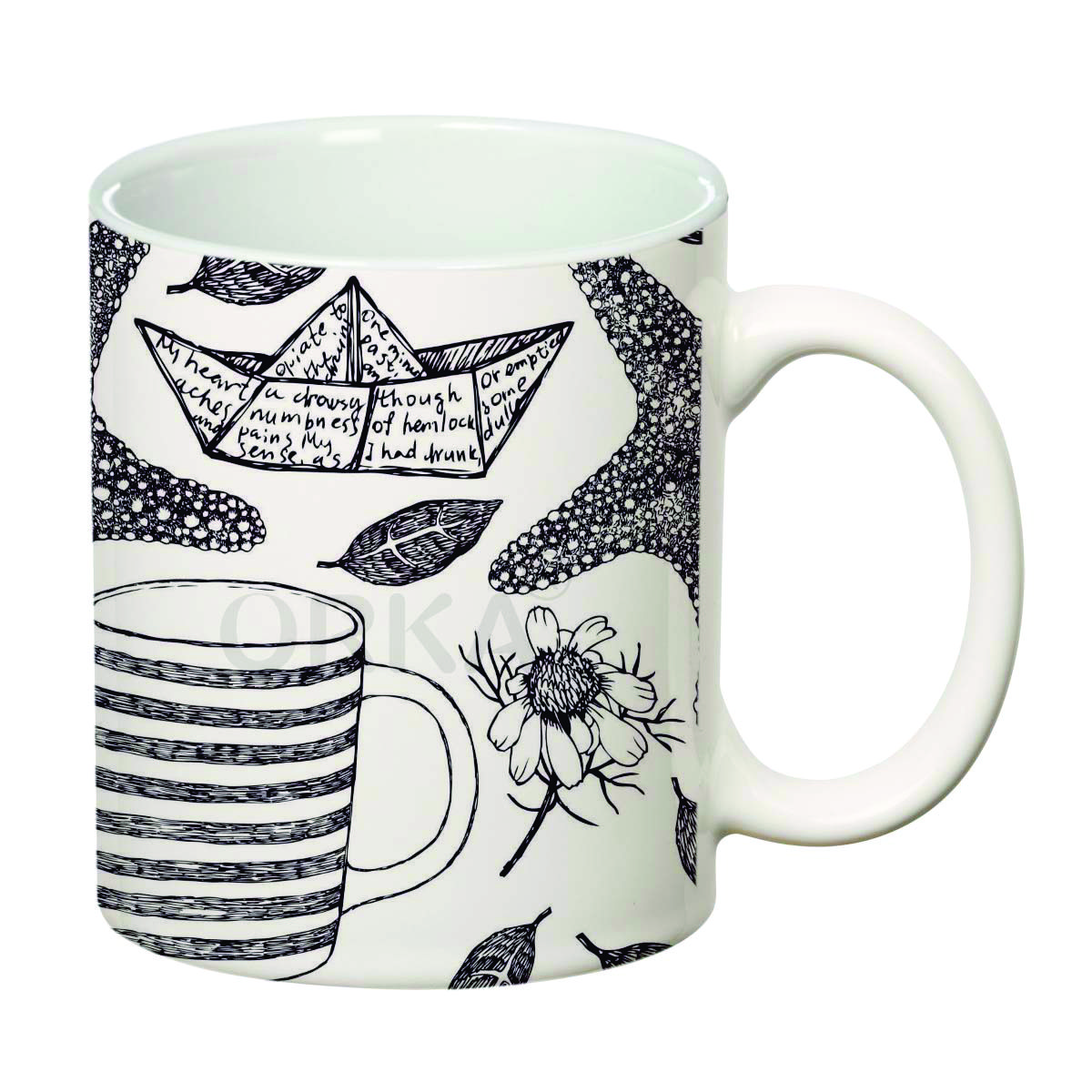 ORKA Coffee Mug(sea) Theme 11 Oz   