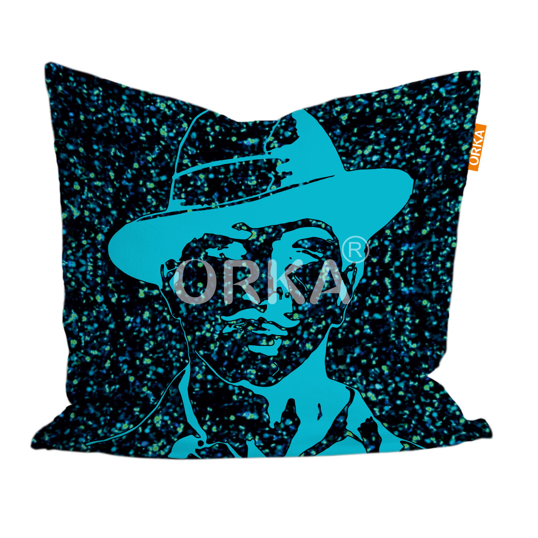 ORKA Punjabi Theme Digital Printed Cushion 17  