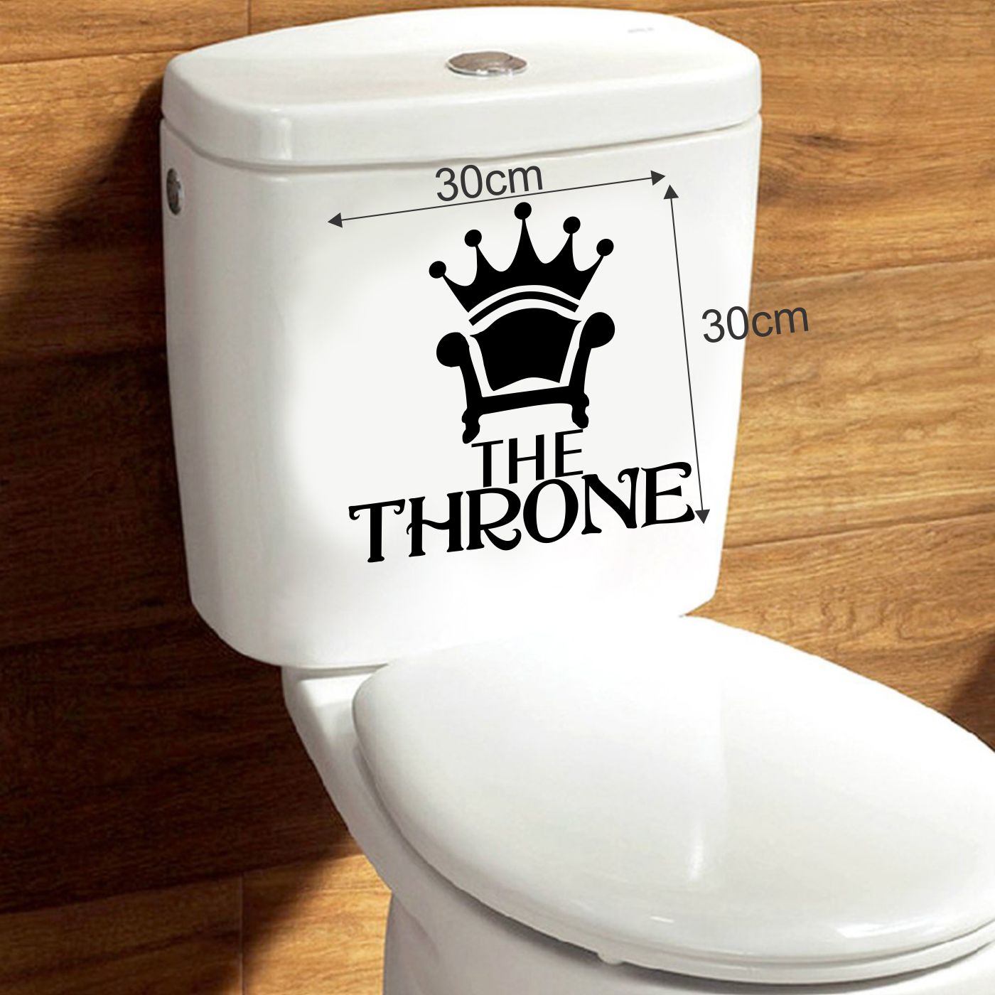 ORKA Medium The Throne Design Wathroom Sticker  