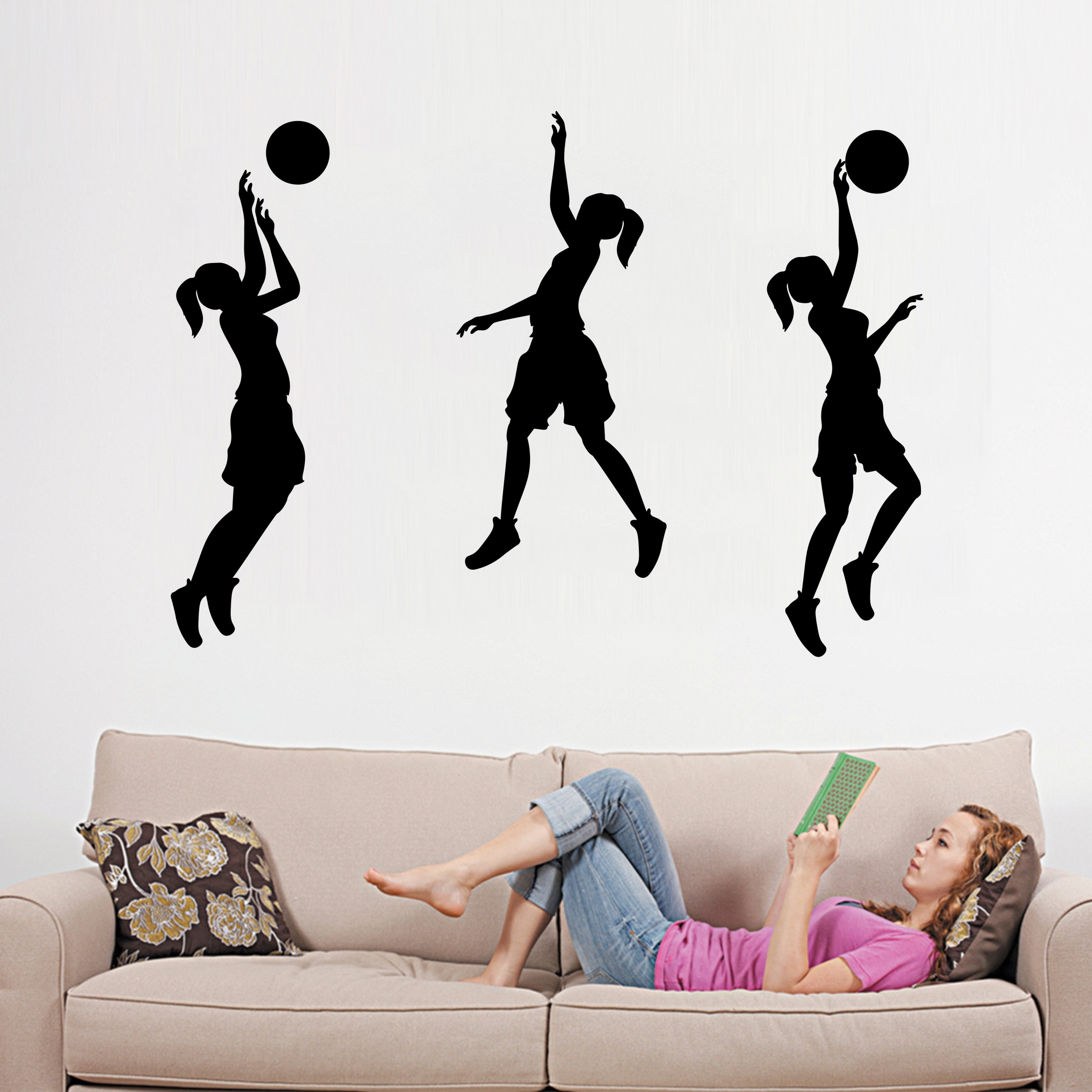 ORKA Basketball Wall Decal Sticker 3  