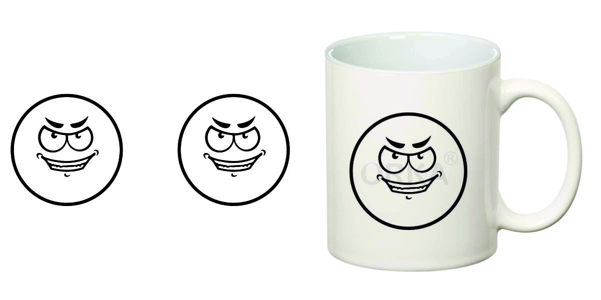 ORKA Coffee Mug (funny Face 31) Theme 11 Oz   
