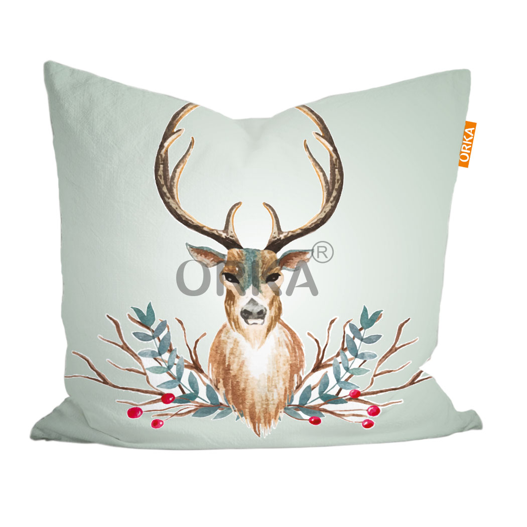 ORKA Digital Printed Wildlife Theme Cushion  22  