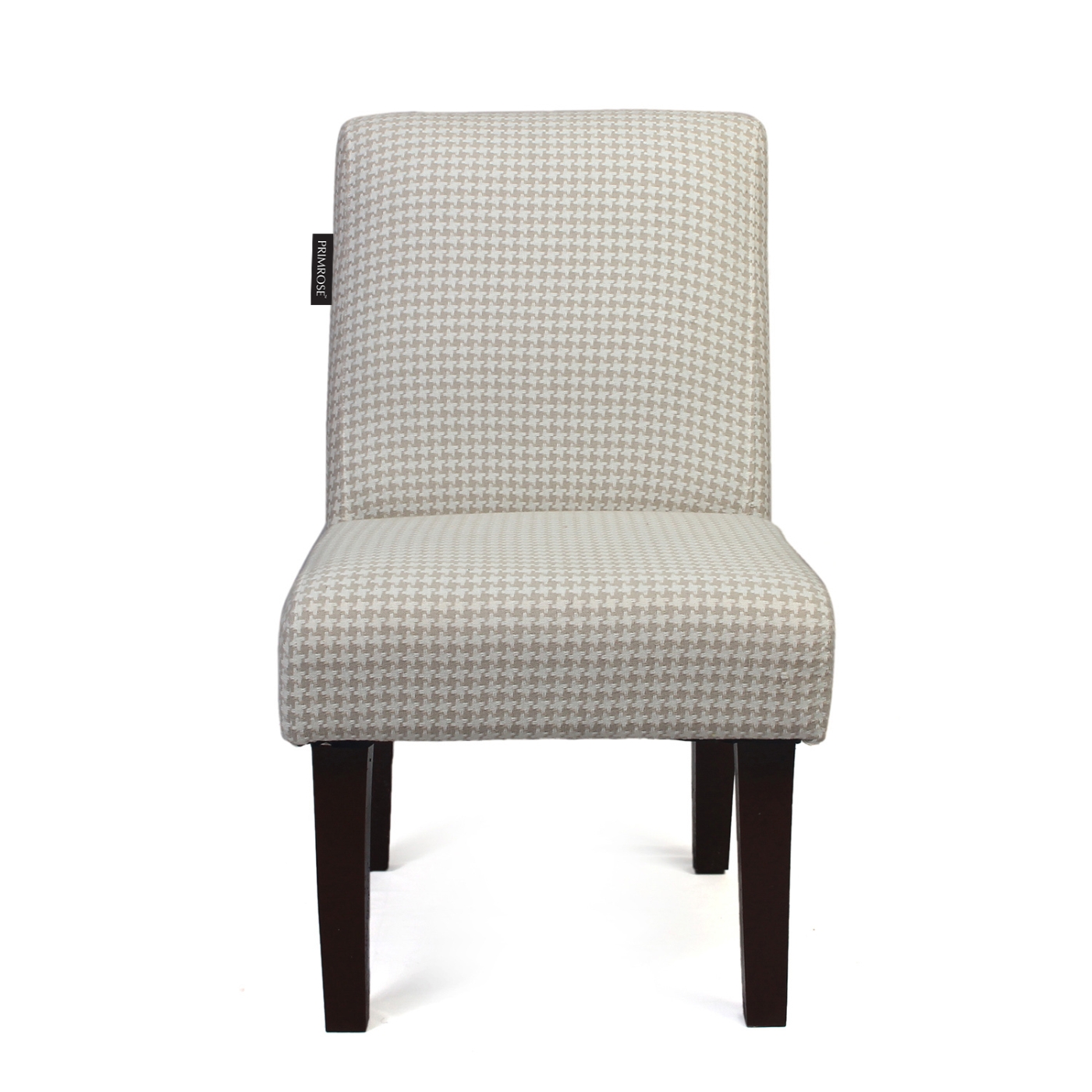 PRIMROSE Betty Premium Cotton Fabric Chair - Ivory  