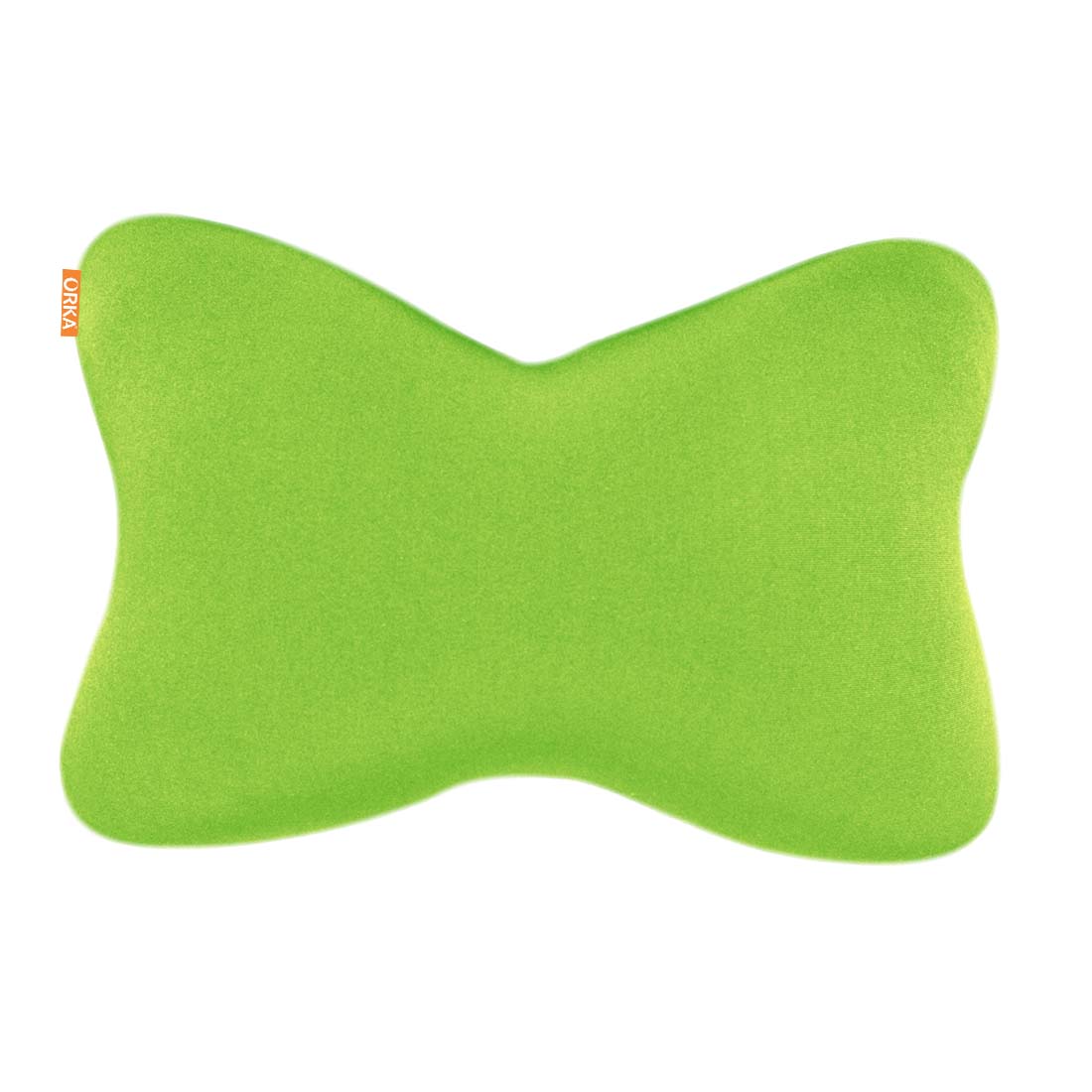 ORKA Classic Car Neckrest Pillow Filled With Microbeads [Pack Of 2] - Green  