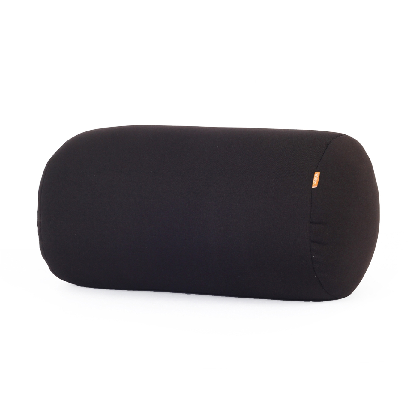 ORKA Plain Microbeads Bolster Cushion - Black  