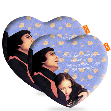 ORKA Valentine Theme Heart Cushions Combo 43  
