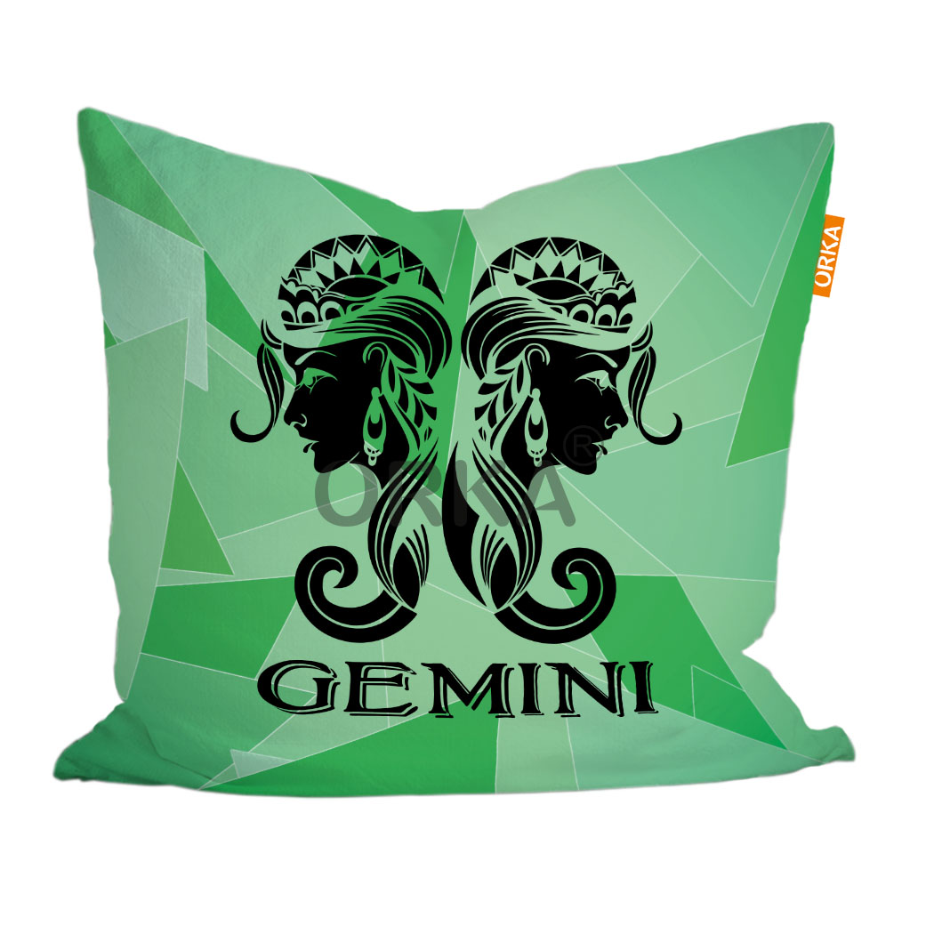 ORKA Gemini Sunshine Theme Digital Printed Cushion 2  