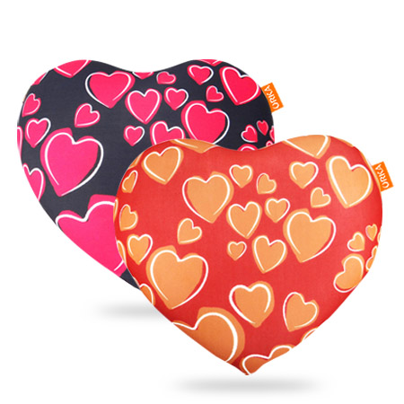 ORKA Valentine Theme Heart Cushions Combo 26  