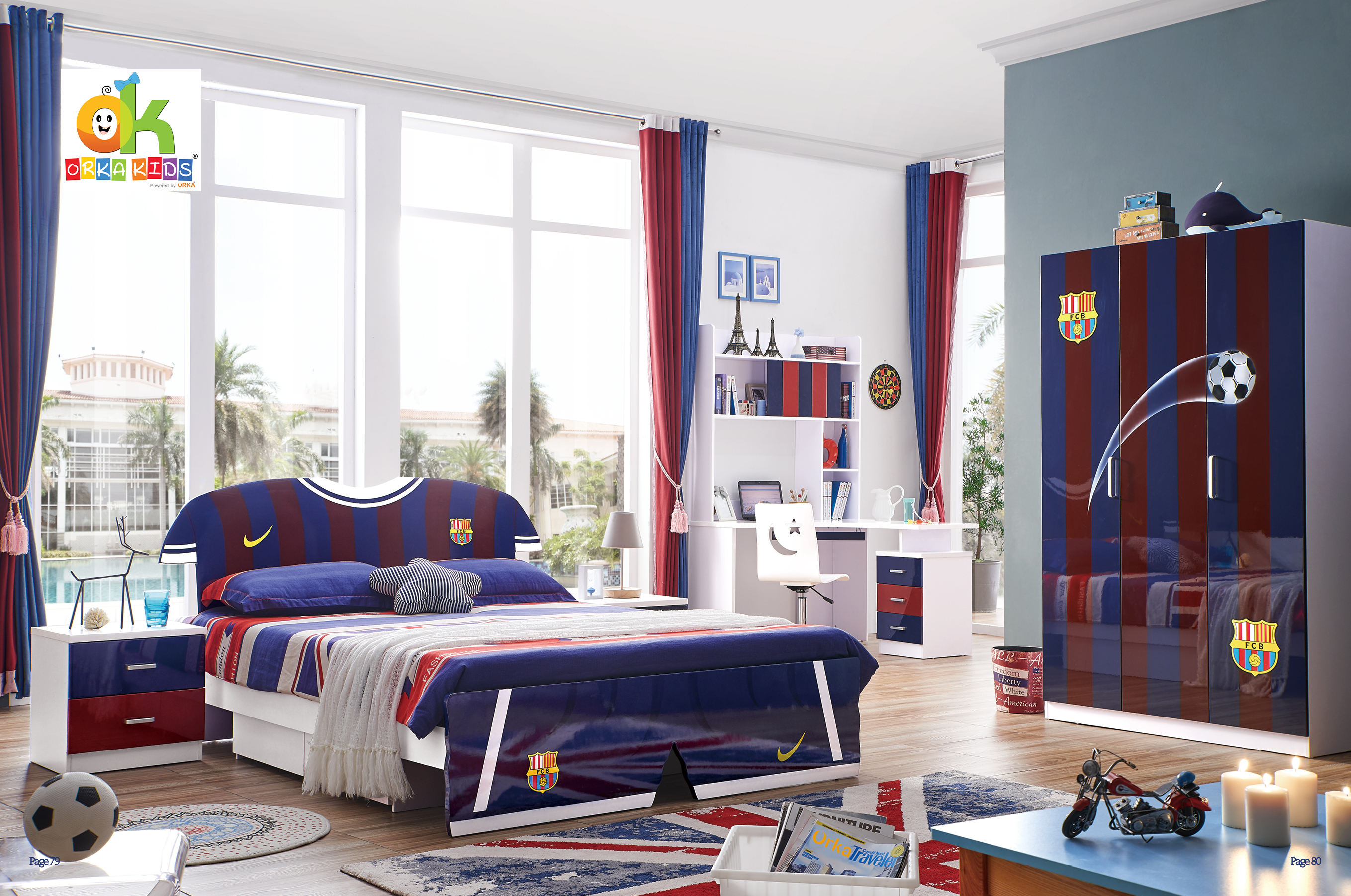 Orka Kids Soccer Champ Bedroom Set  