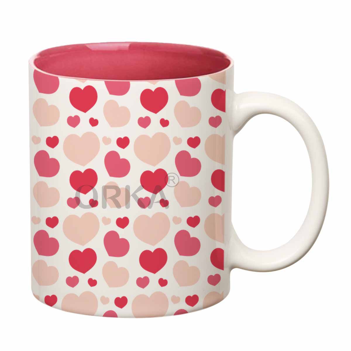 ORKA<sup>®</SUP> Heart Design Coffee Mug   