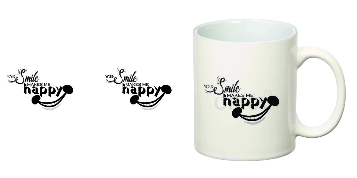 ORKA Coffee Mug(your Smile Makes Me Happy) Theme 11 Oz   
