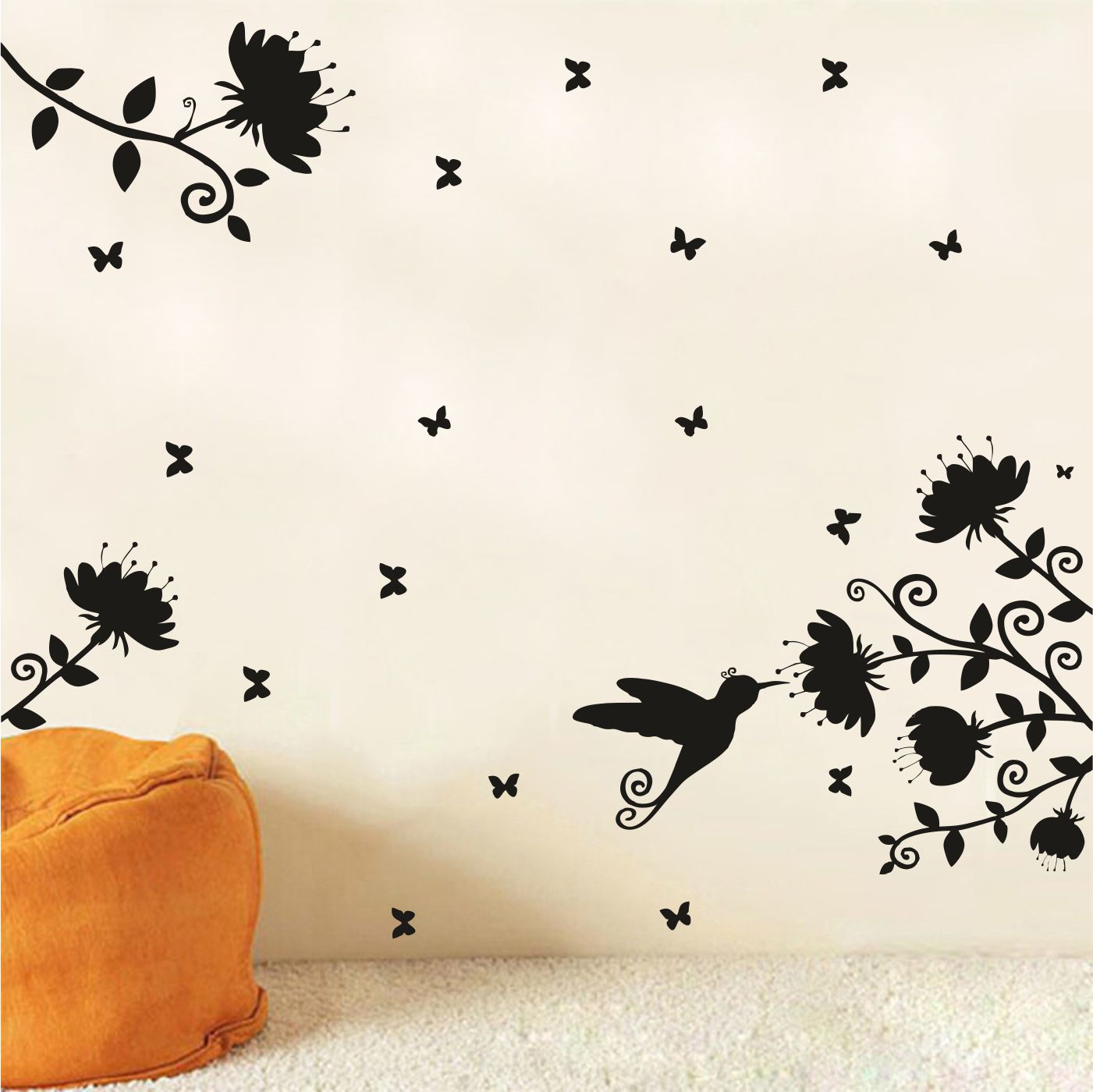 ORKA Butterfly Wall Decal Sticker 4  