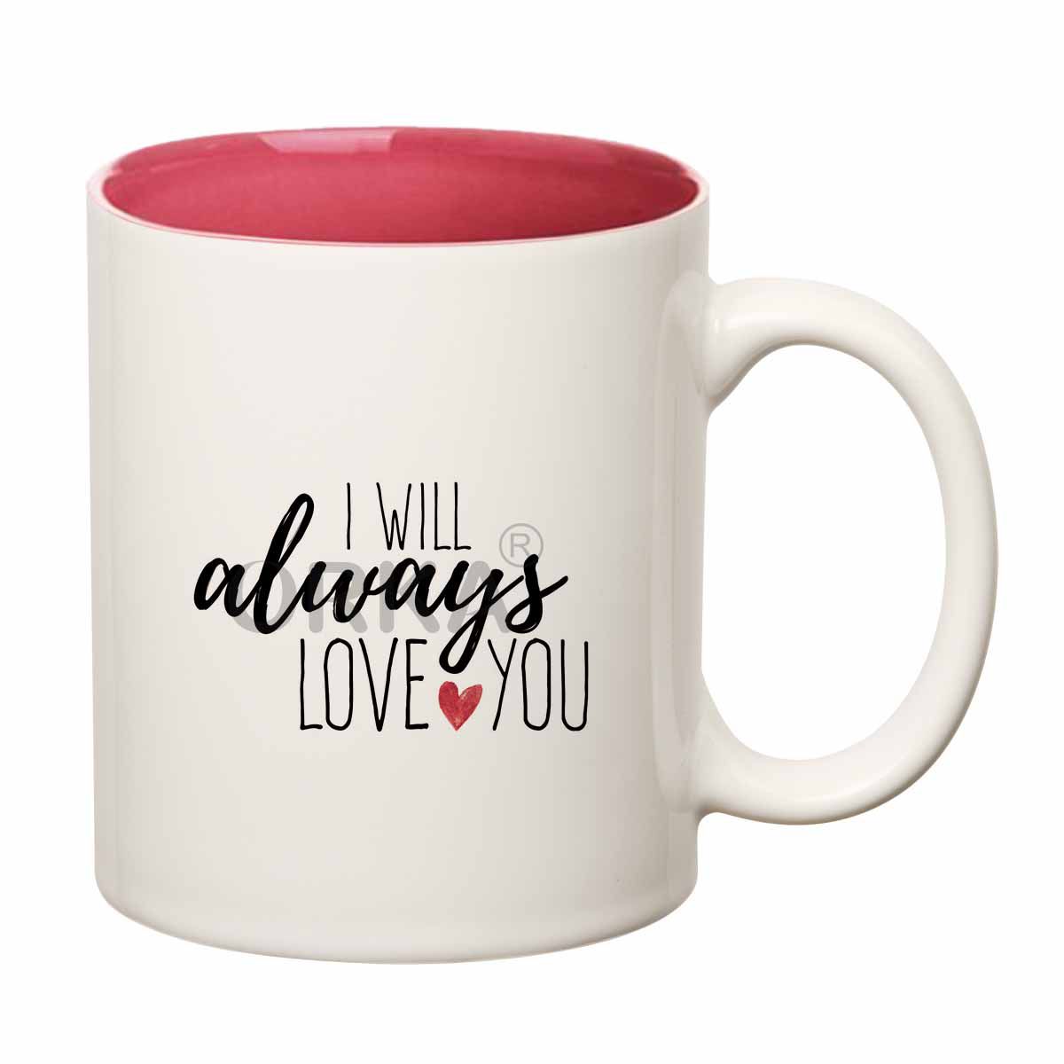 ORKA<sup>®</sup> I Will Always Love You Theme Coffee Mug  