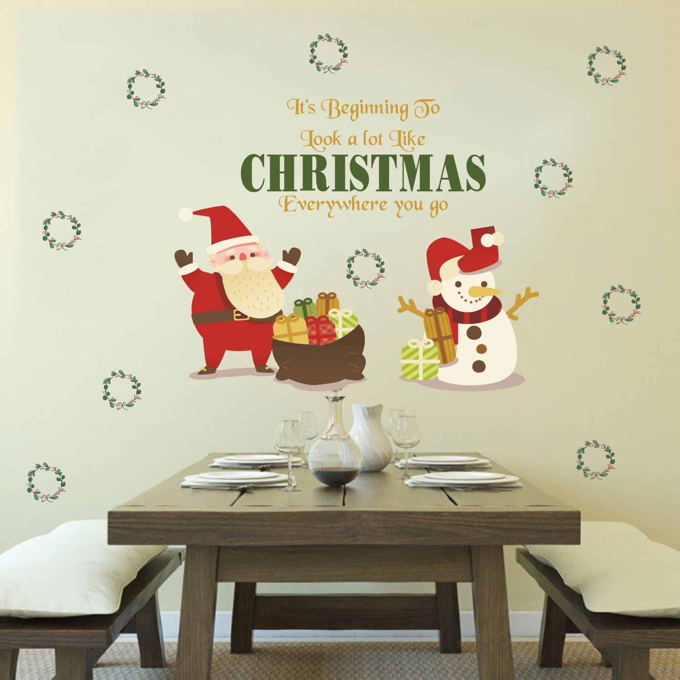 ORKA Christmas Theme Wall Sticker 18   XL 