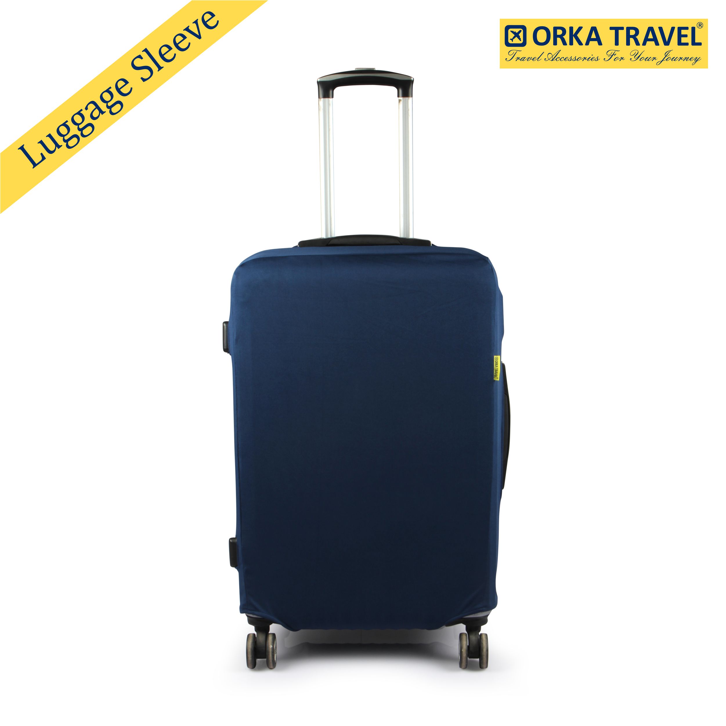 Orka Travel Luggage Cover  Dark Blue