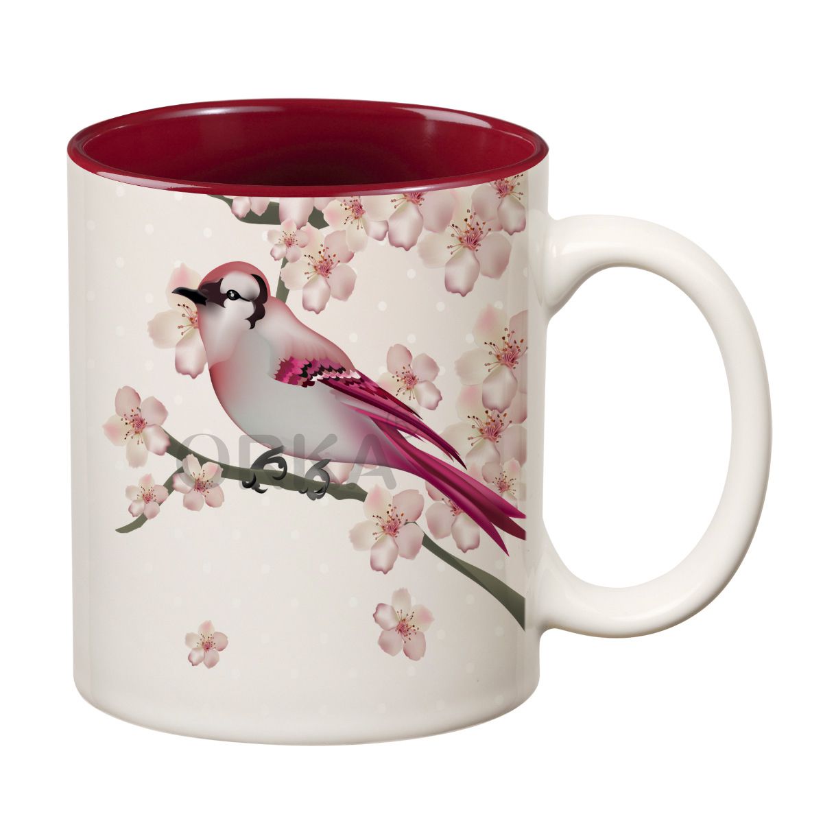 ORKA Coffee Mug Nature Printed(Birds) Theme 11 Oz   