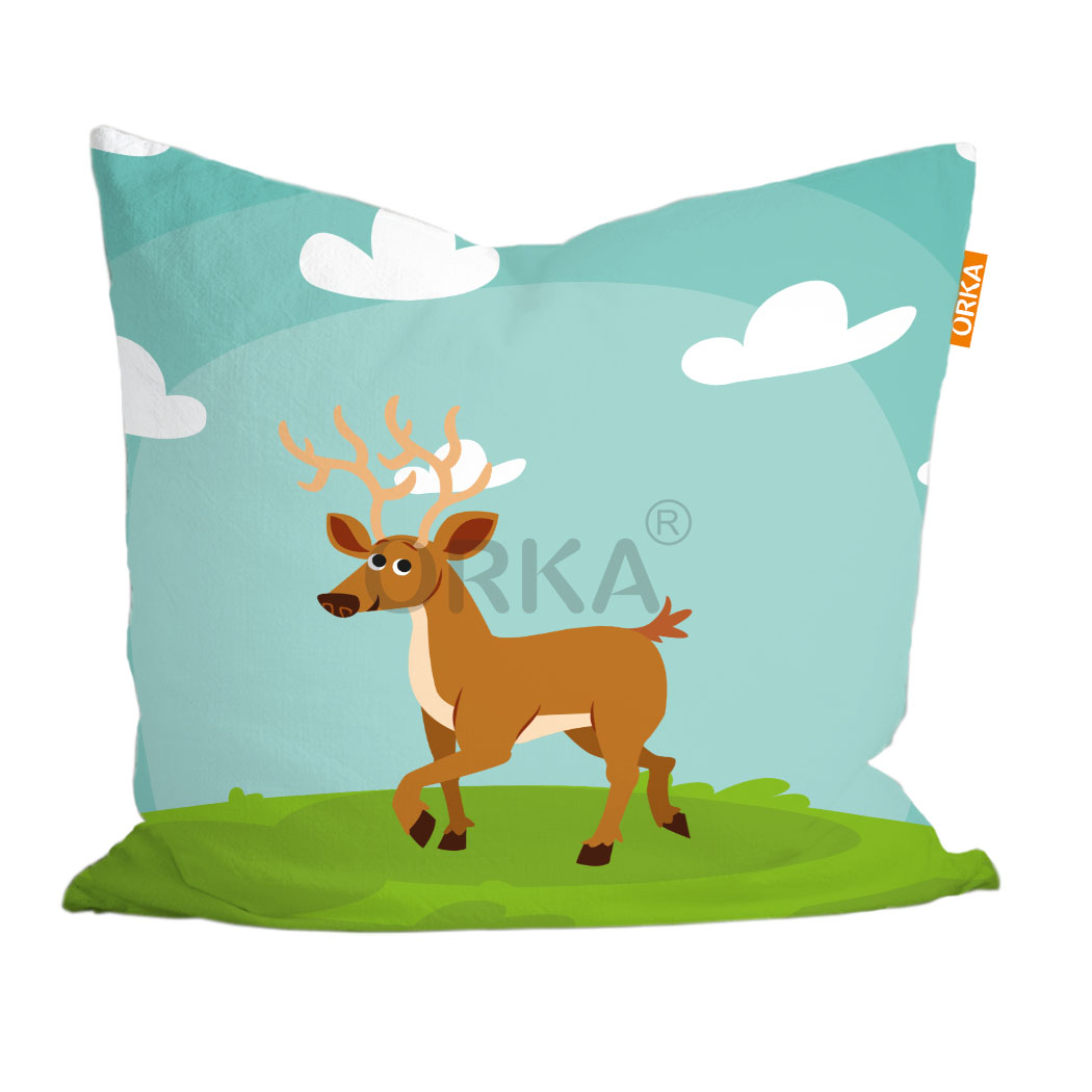 ORKA Digital Printed Wildlife Theme Cushion  25  