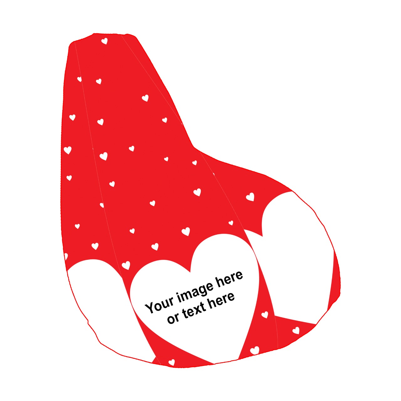 ORKA Digital Printed Personalized Love Heart  
