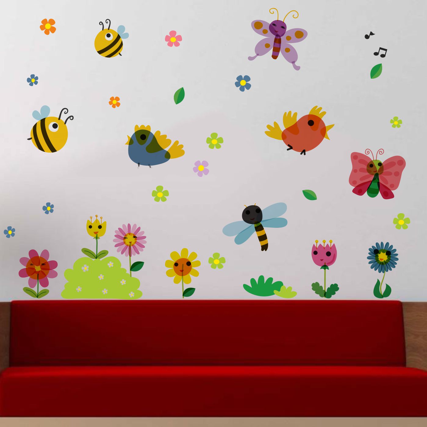 ORKA Butterfly Theme Wall Decal Sticker 17  