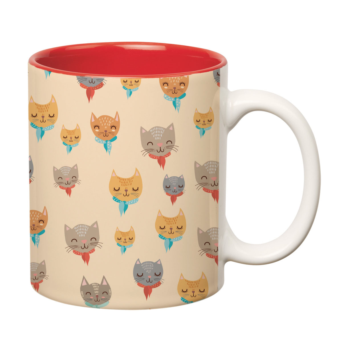 ORKA Coffee Mug Cat Theme 11 Oz   