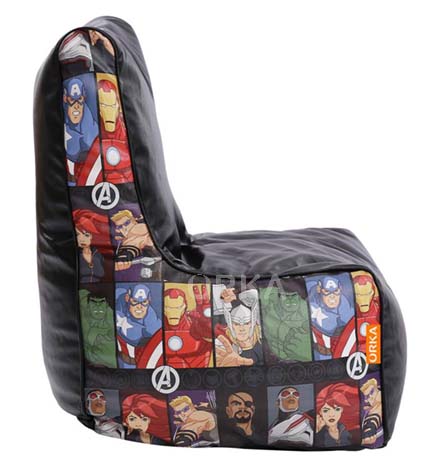Orka Bean Bag Black Marvel Theme Bean Chair Xxl Cover Only Orka Home