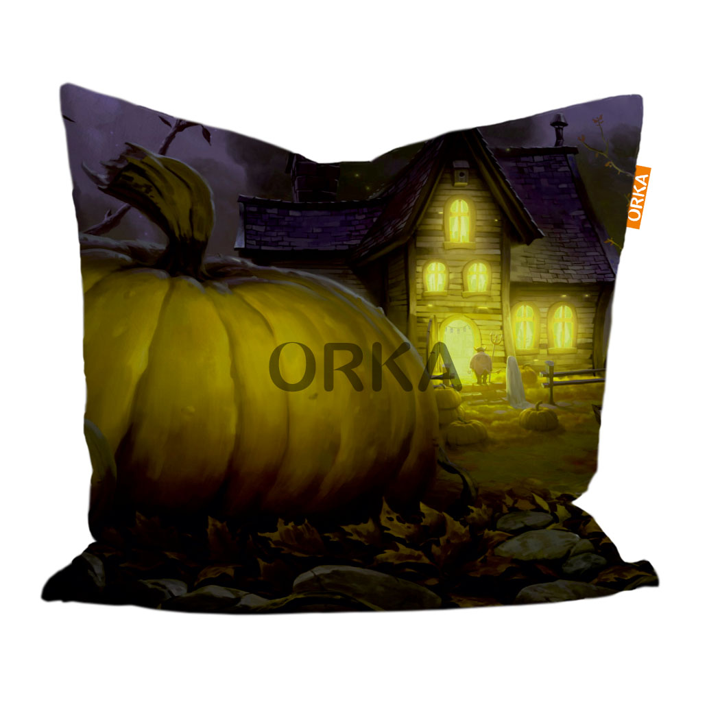 ORKA Digital Printed Halloween Cushion  25  