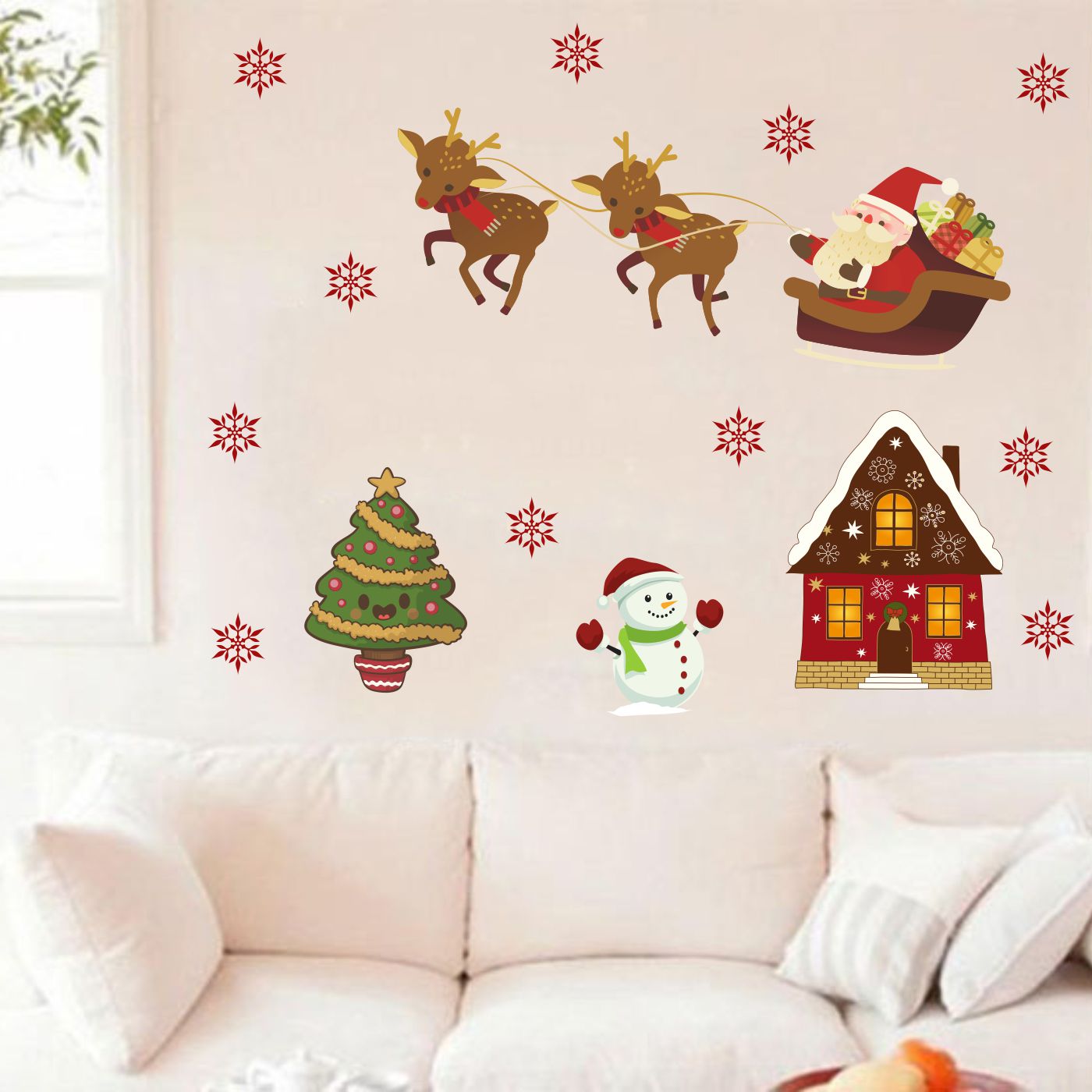 ORKA Christmas Theme Wall Sticker 14   XL 