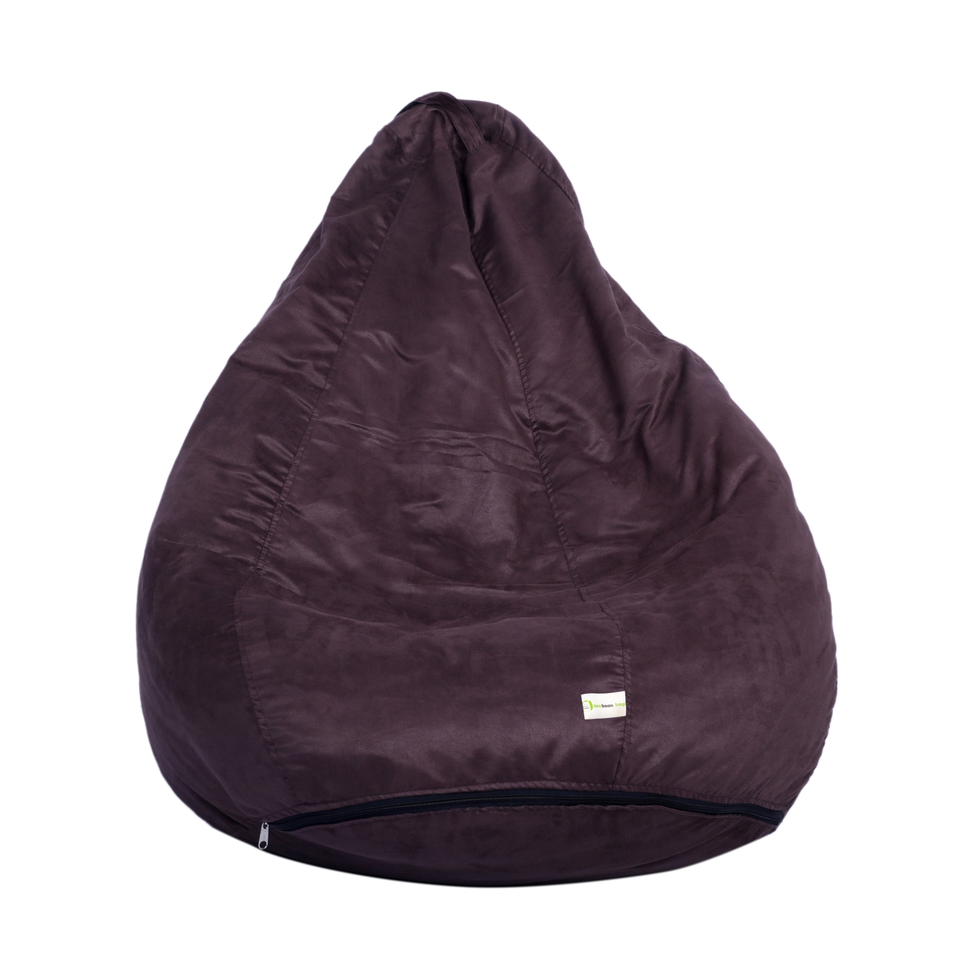 Can Bean Bags Suede Brown With Footstool Bean Bag  