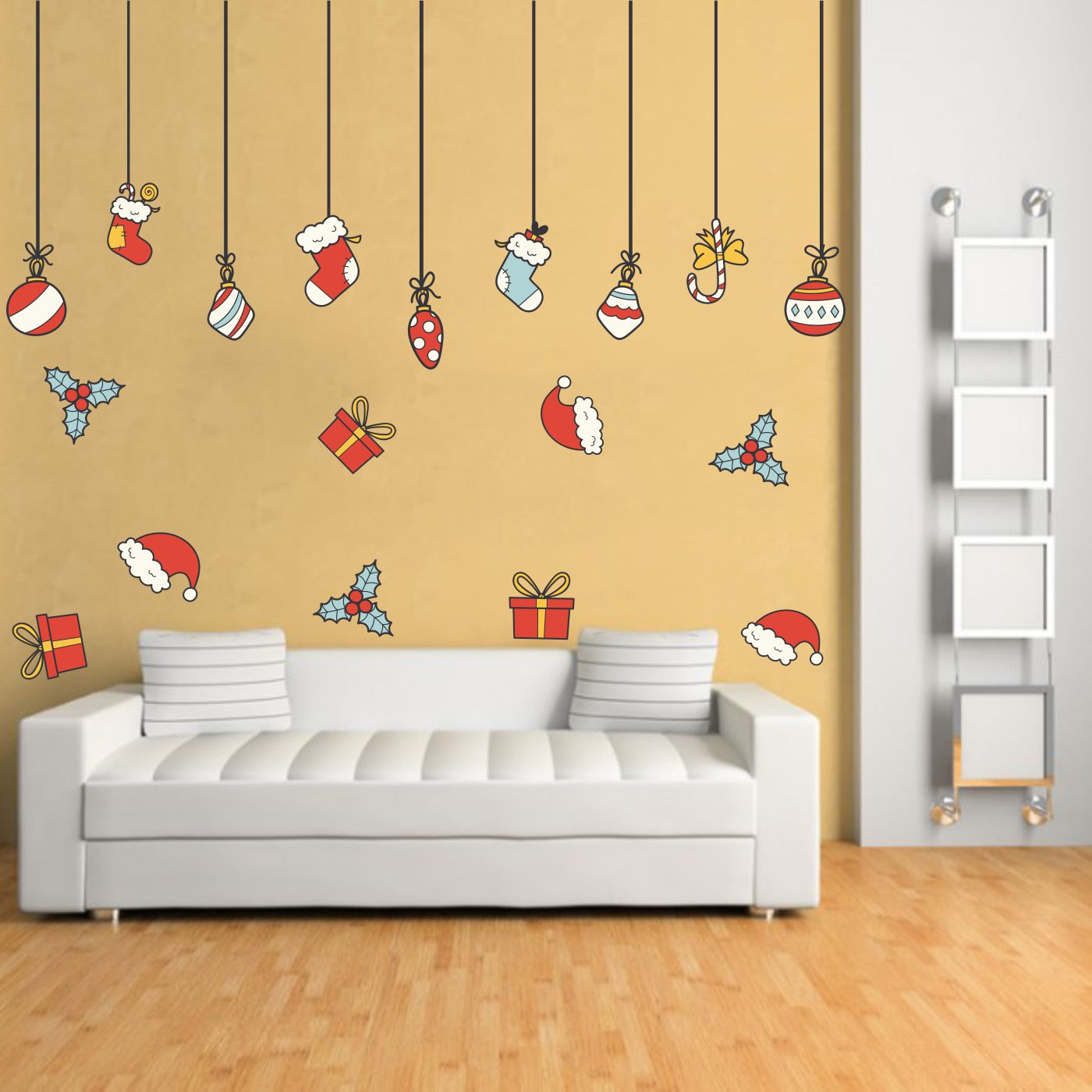 ORKA Christmas Theme Wall Sticker 25  