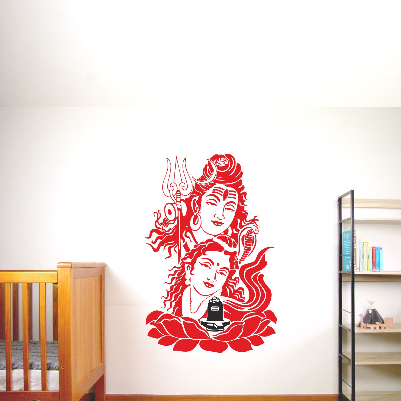 ORKA Lord Shiva Theme Wall Sticker 13  