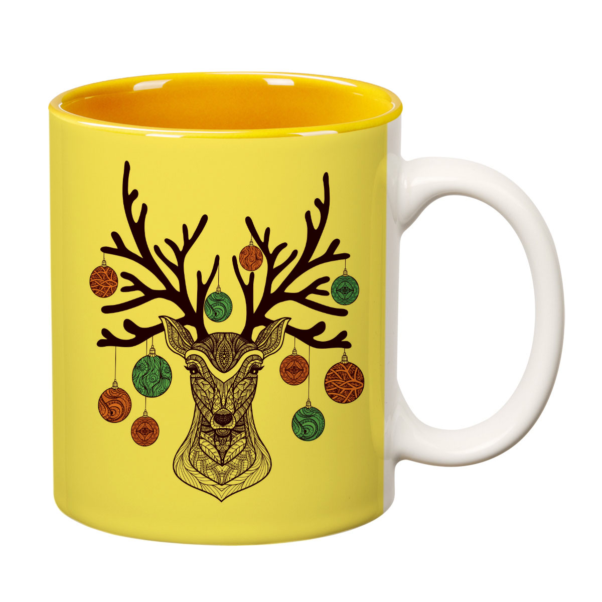 ORKA Coffee Mug 20 Reindeer  Theme 11 Oz   