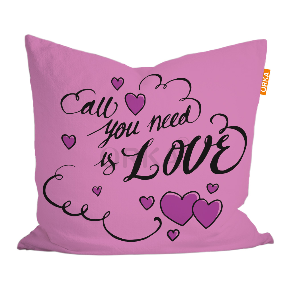 ORKA Valentine Theme Digital Printed Cushion 20  