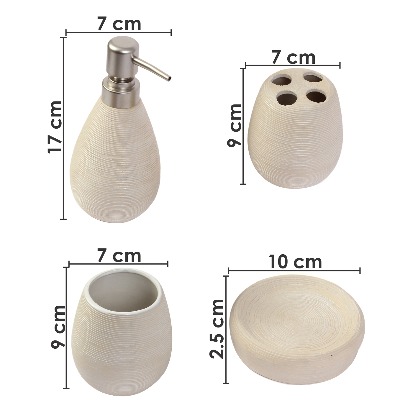 ORKA Ceramic Liquid Soap Dispenser For Bathroom/Kitchen Use (White)  