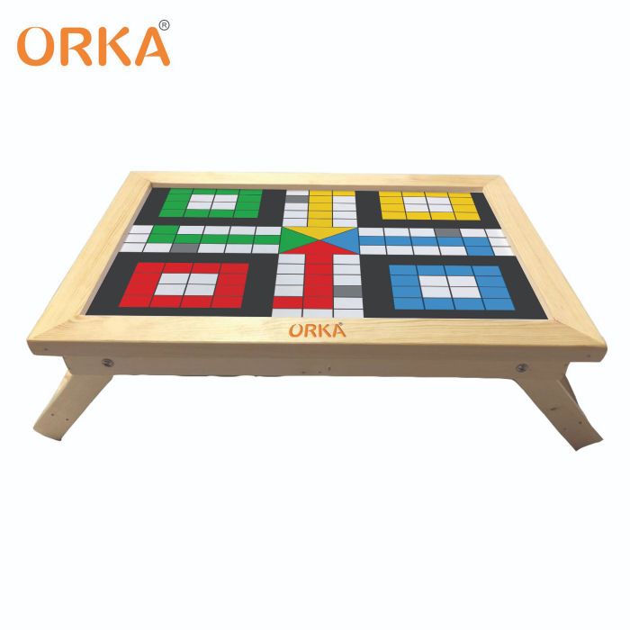 ORKA Ludo Foldable Multi-Function Portable Laptop Table - Multicolor  