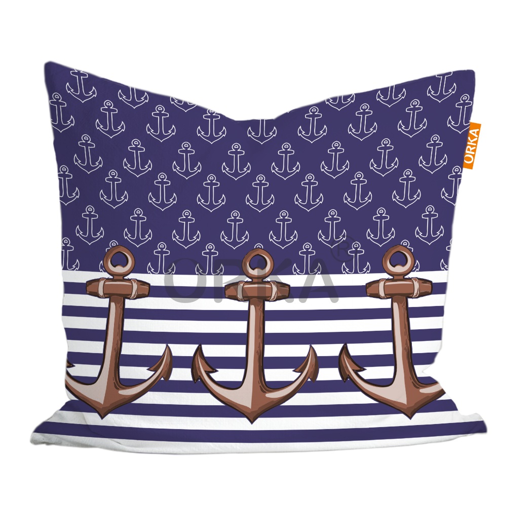 ORKA Sailor Theme Digital Printed Cushion 2  