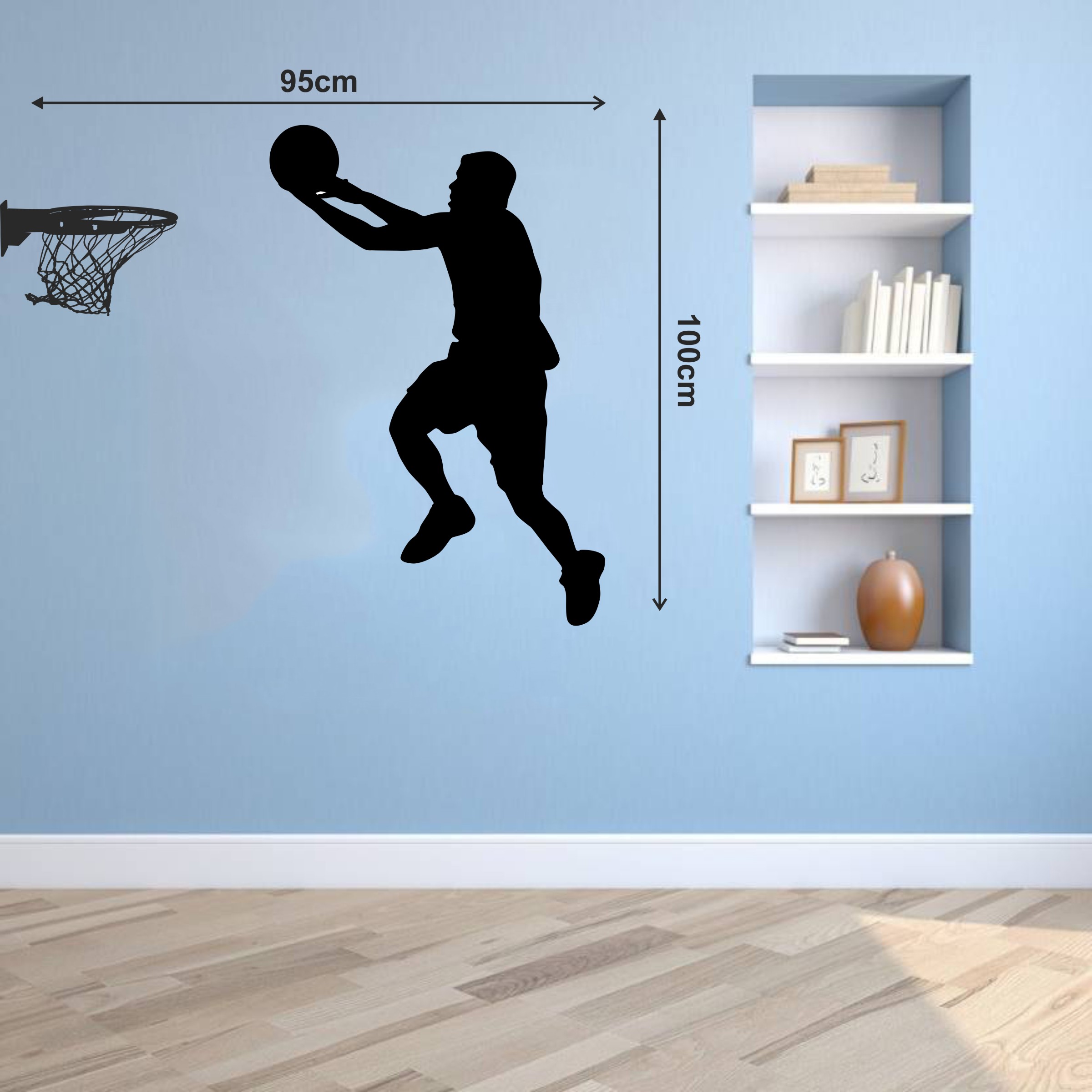ORKA Basketball Wall Decal Sticker 8  