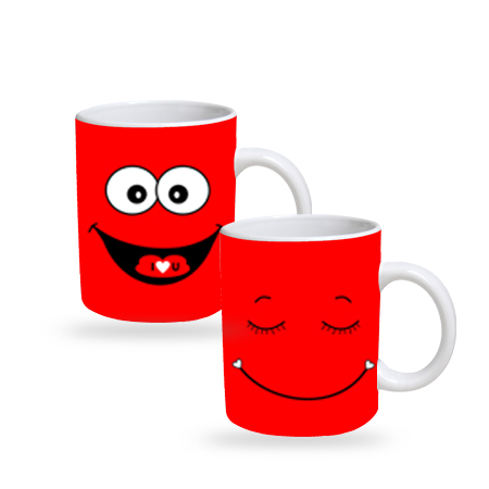 ORKA Valentine Themes Coffee Mug(funny Face Theme) Combo 17  